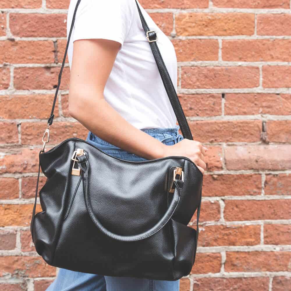 Black Over-the-shoulder Handbag - Imagen 2
